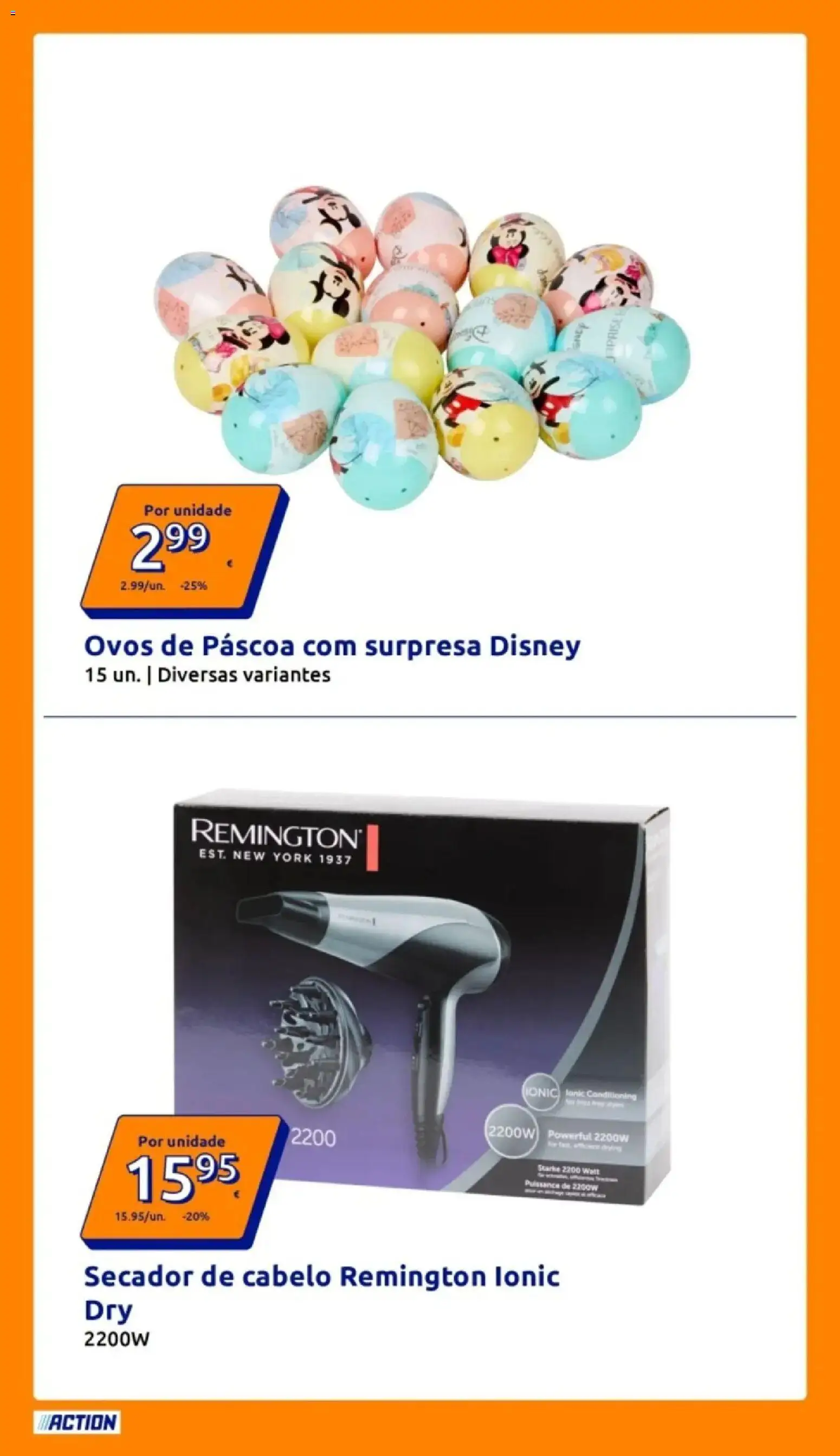 Action - Preços extremamente baixos │ válido de 25.02.2026 | Página: 7 | Produtos: Secador, Secador de cabelo, Ovos