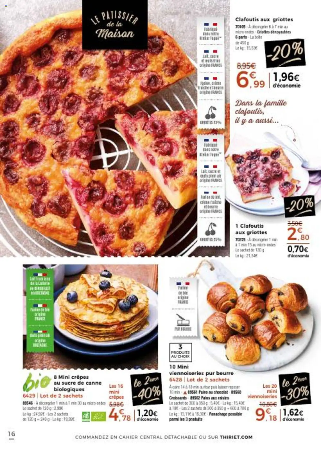  | Page: 16 | Produits: Cire, Sucre, Viennoiseries, Chocolat