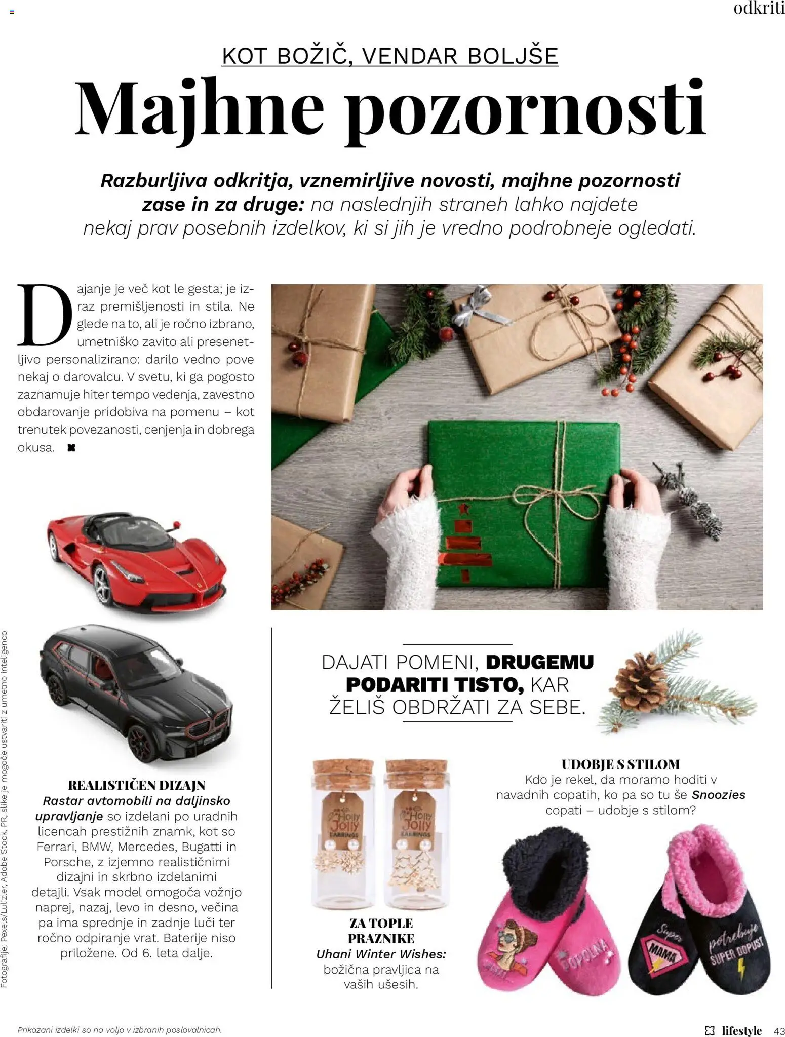 Novi Müller katalog ponudbe – veljaven od 30.11.2025 | Stran: 43 | Izdelki: Uhani, Baterije, Copati