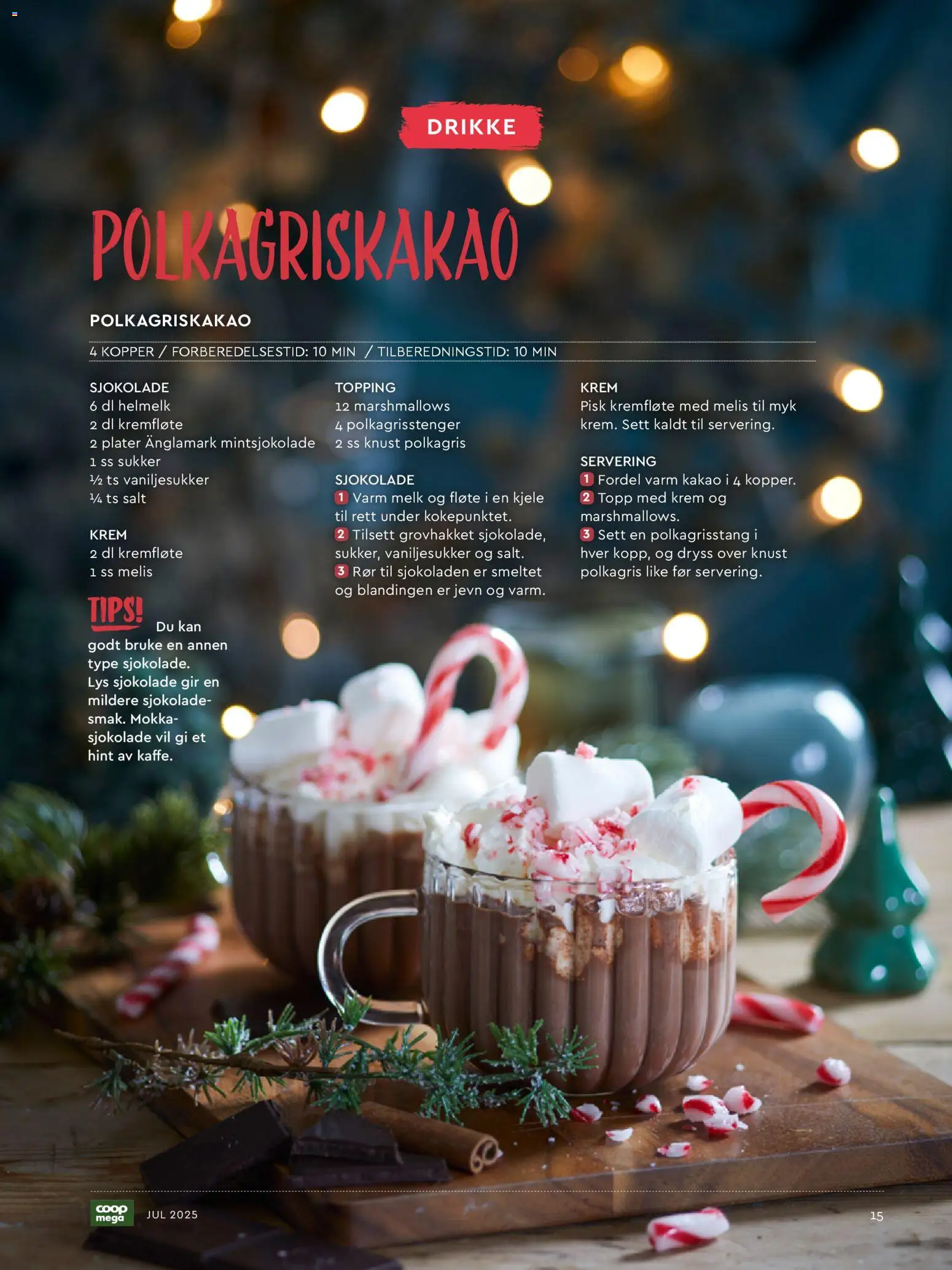 {H1} | Side: 15 | Produkter: Helmelk, Vaniljesukker, Biltong knife, Prosecco