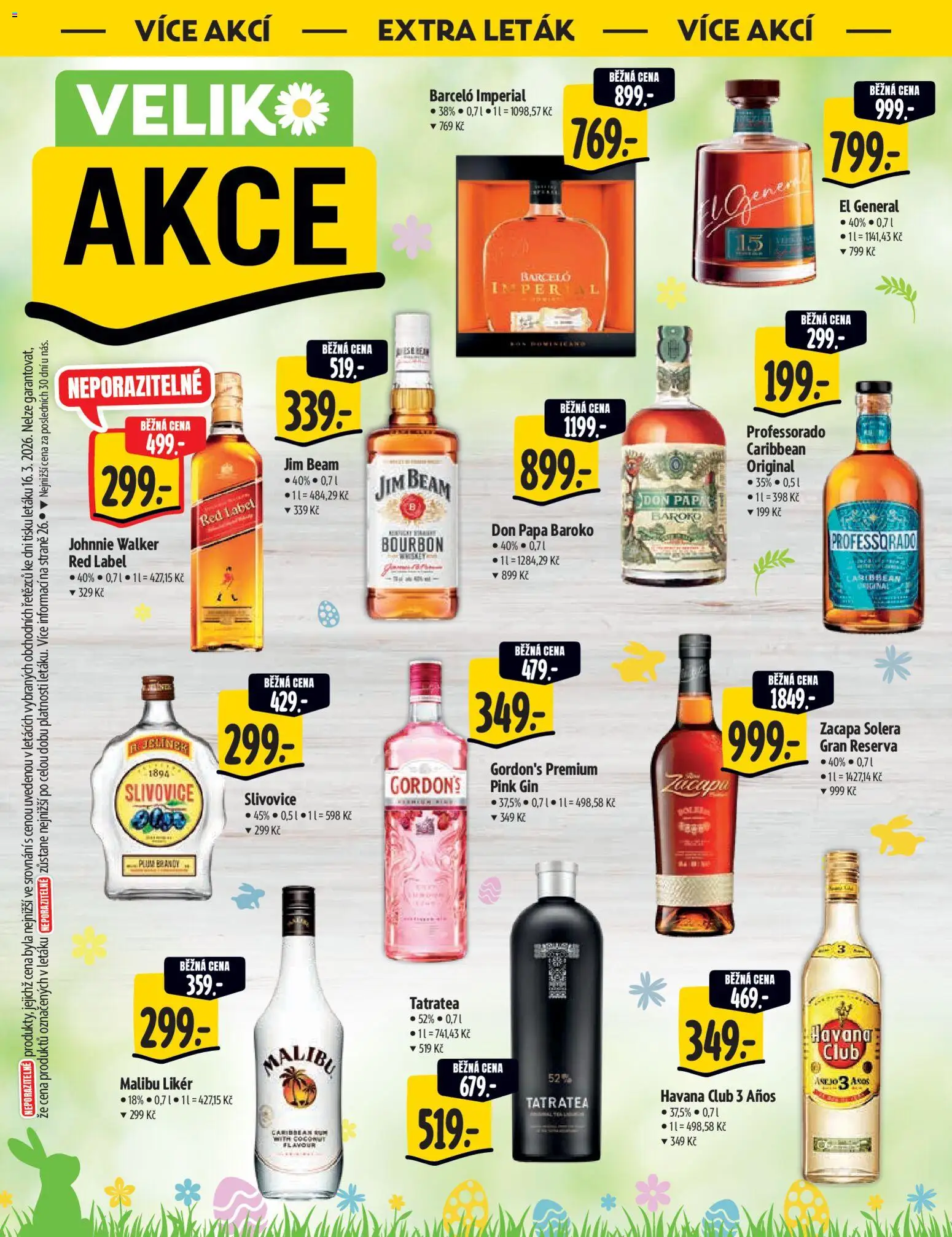 Albert katalog - Hypermarket od 25.03.2026 | Strana: 32 | Produkty: Bourbon, Havana club, Likér, Don Papa Baroko