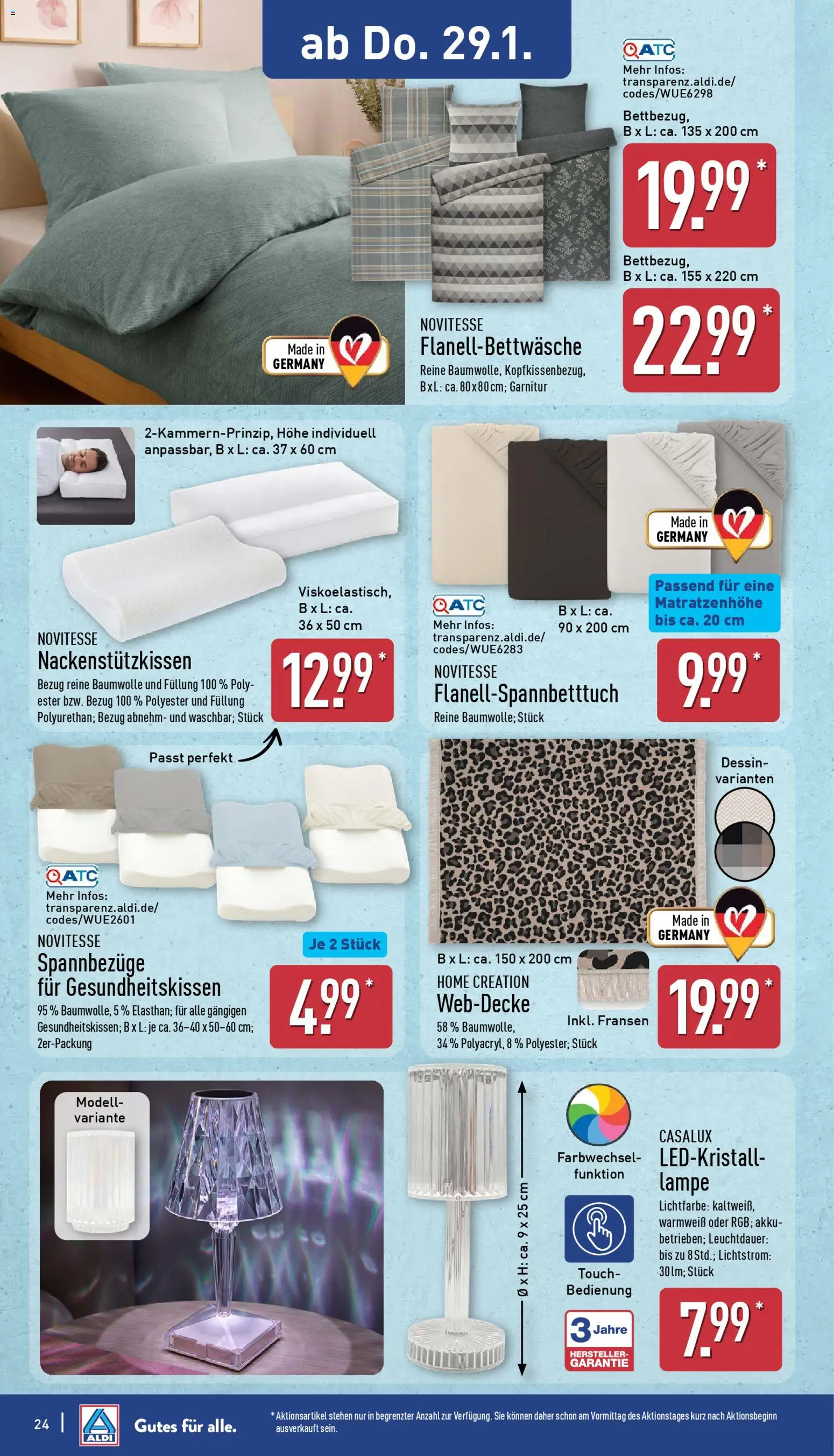 Aldi Prospekt 	 – gültig ab 26.01.2026 | Seite: 26 | Produkte: Lampe, Home creation
