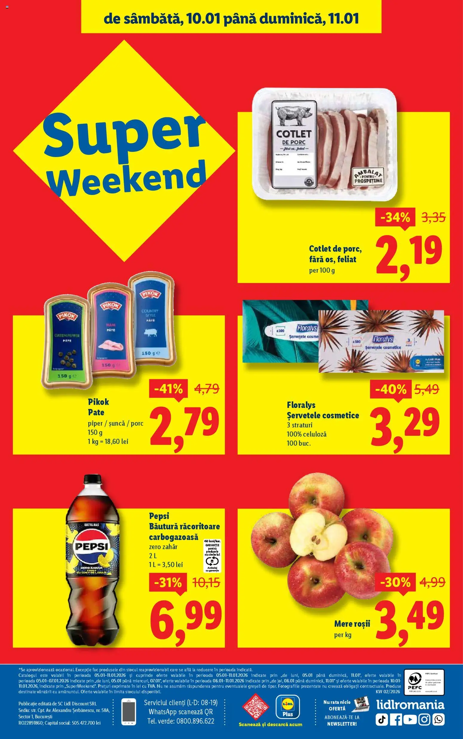 Noul catalog Lidl – valabil de la 05.01.2026 | Pagină: 62 | Produse: Lait de coco, Mere, Zahăr, Piper