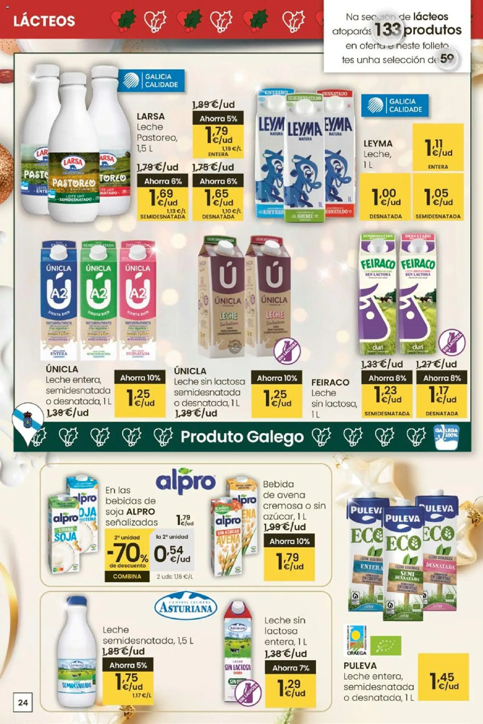 Eroski - Center │ válido desde el 18.12.2025 | Página: 24 | Productos: Leche sin lactosa, Leche, Té