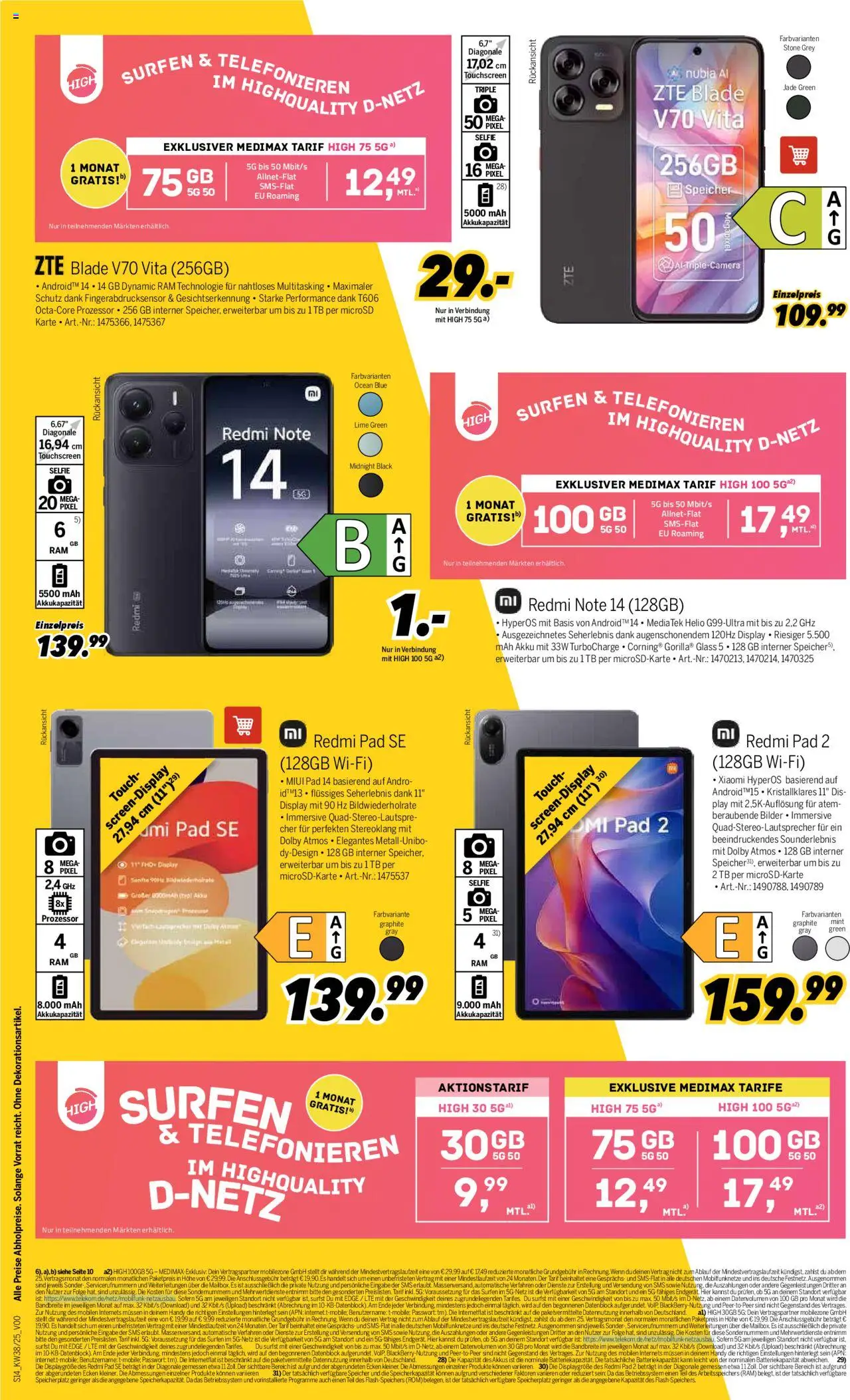 Medimax Prospekt 	 – gültig ab 12.09.2025 | Seite: 14 | Produkte: Xiaomi, Bilder