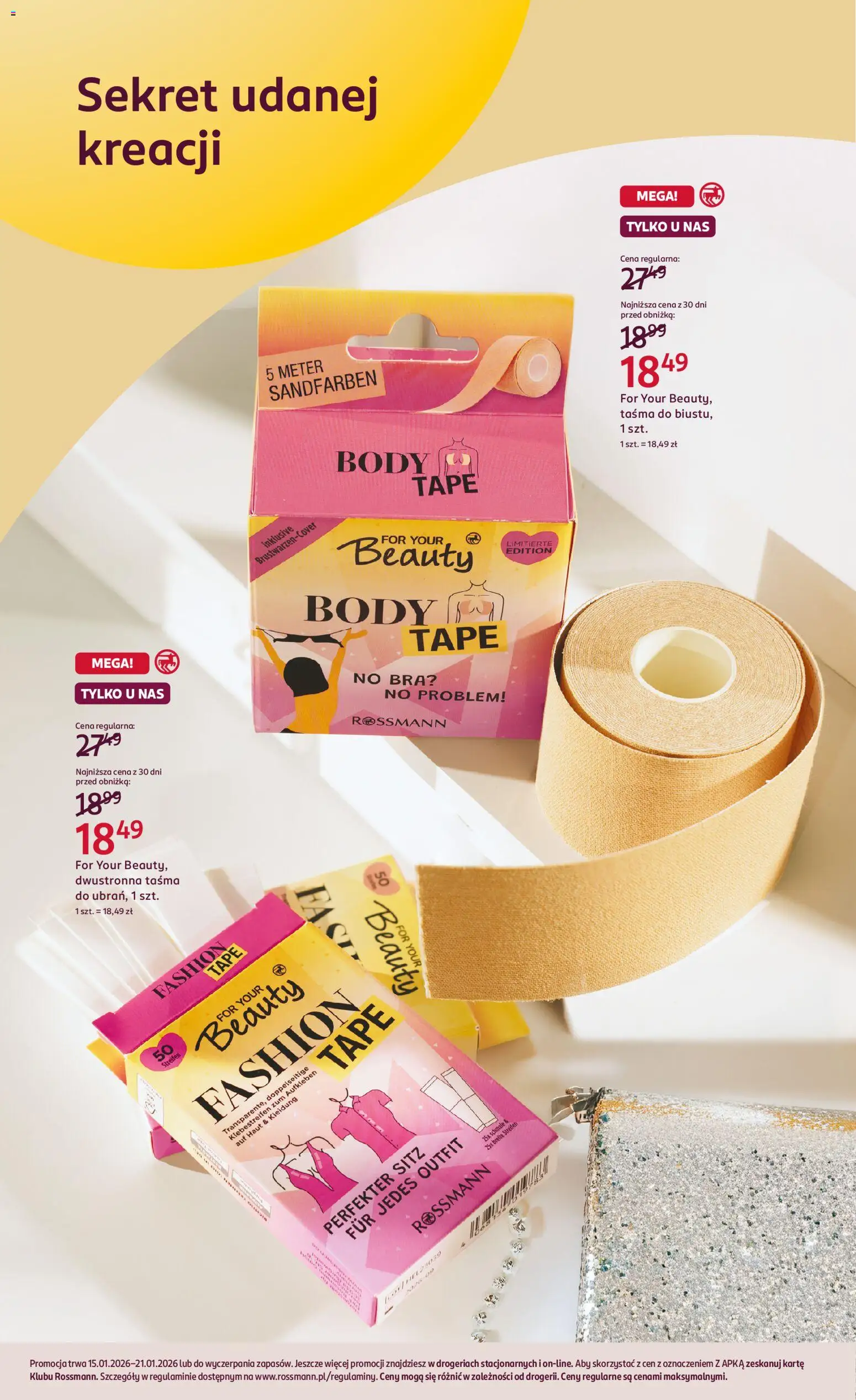 Rossmann Gazetka od 15.01.2026 | Strona: 2 | Produkty: Body