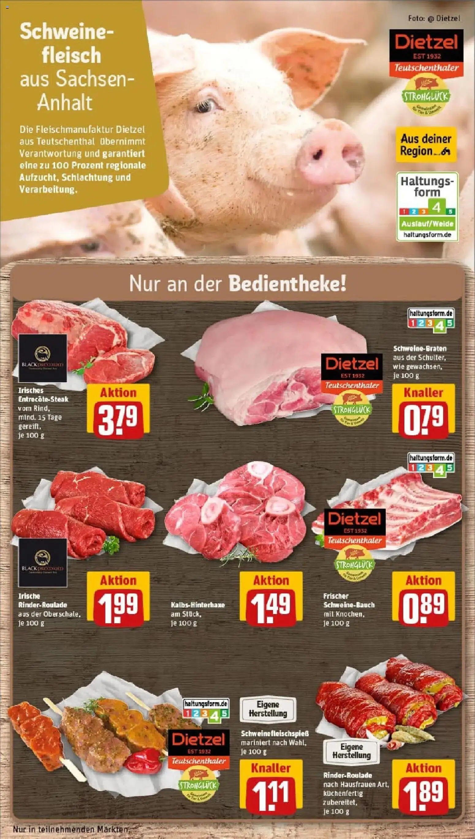 Rewe prospekt Quedlinburg	 – gültig ab 11.01.2026 | Seite: 10 | Produkte: Schweinebauch, Steak, Fleisch