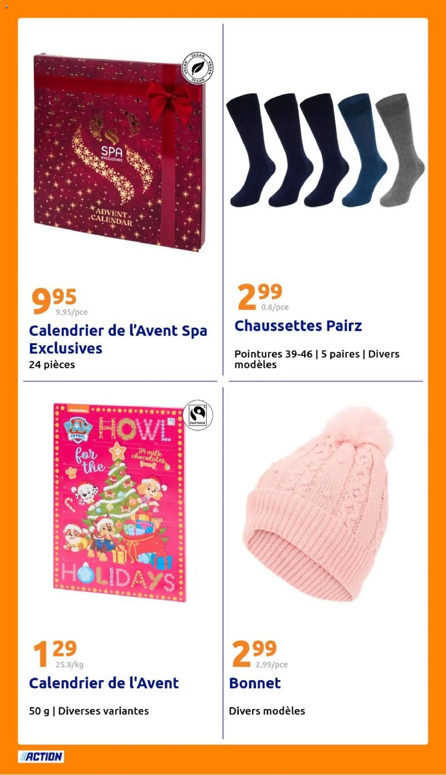 {H1} | Page: 24 | Produits: Bonnet, Calendrier, Calendrier de l'avent