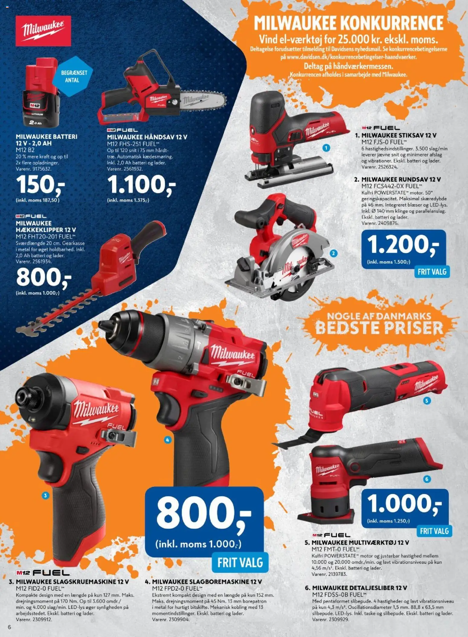 Davidsen tilbudsavis – gyldig fra 30.04.2026 | Side: 6 | Produkter: Taske, Batteri
