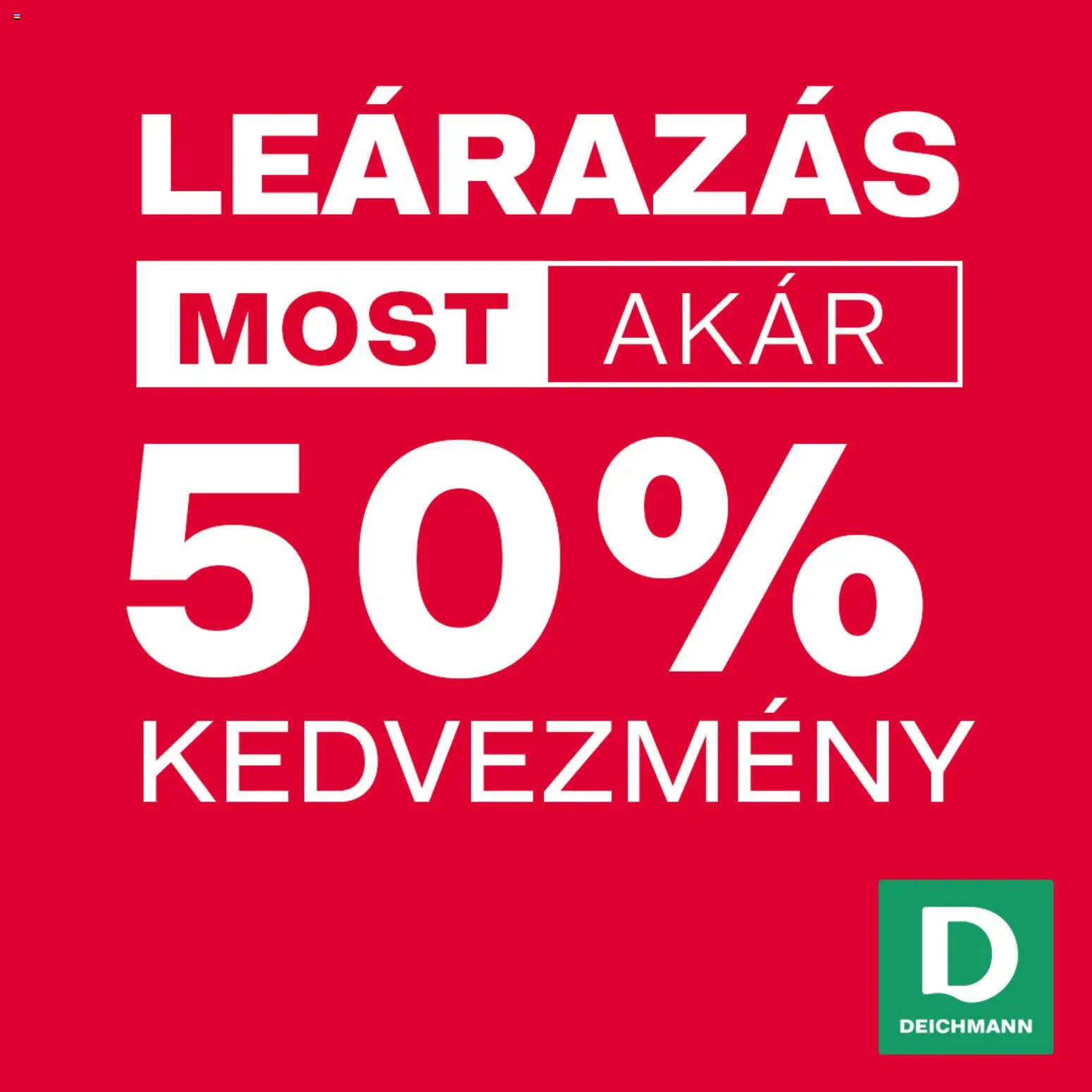 Deichmann akciós ujság - amely érvényes a következő dátumtól: 09.12.2025 | Oldal: 1