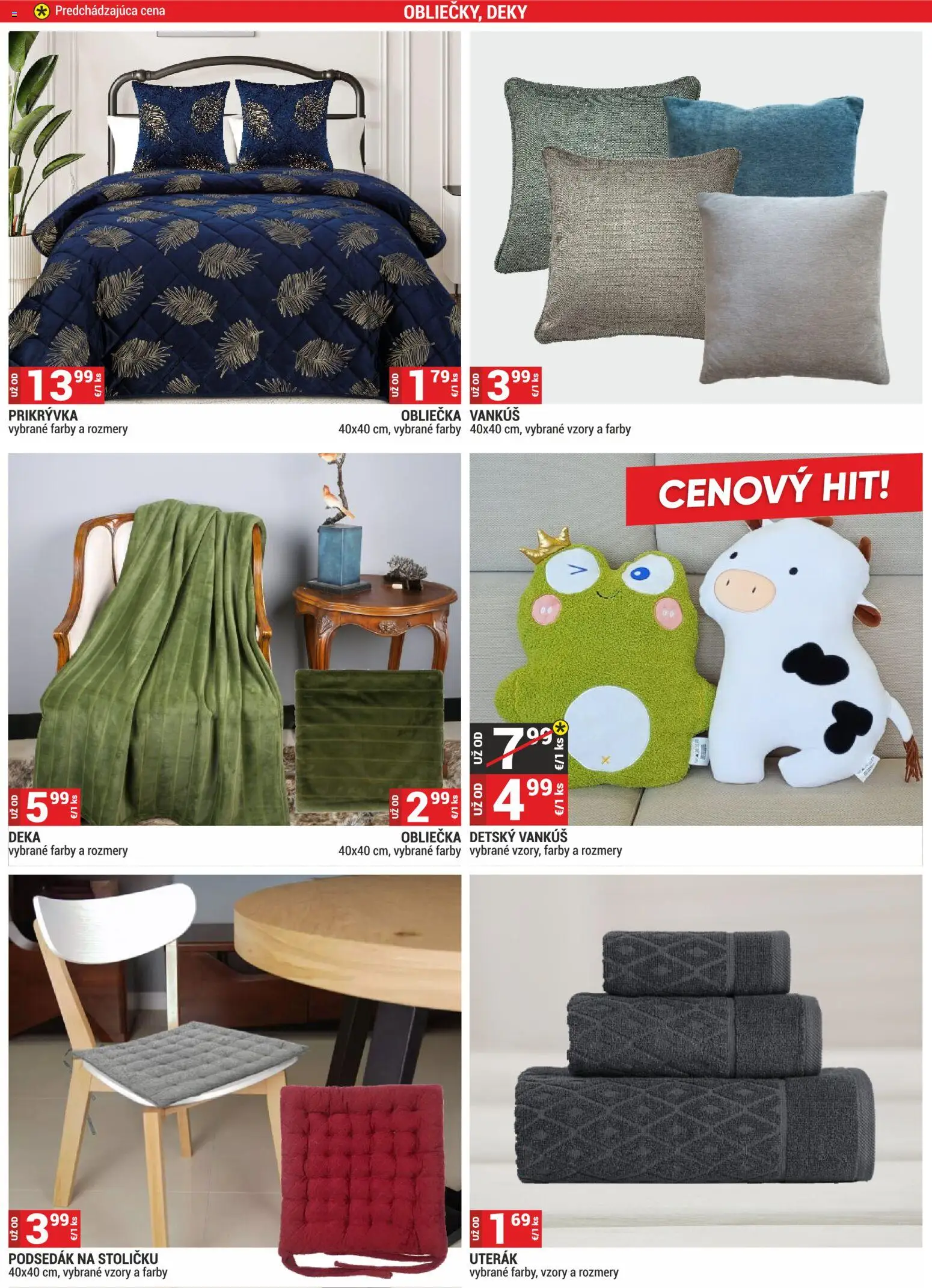 Nové Merkury Market akcie – leták je platný od 01.02.2026 | Strana: 30 | Produkty: Vankúš, Prikrývka, Uterák