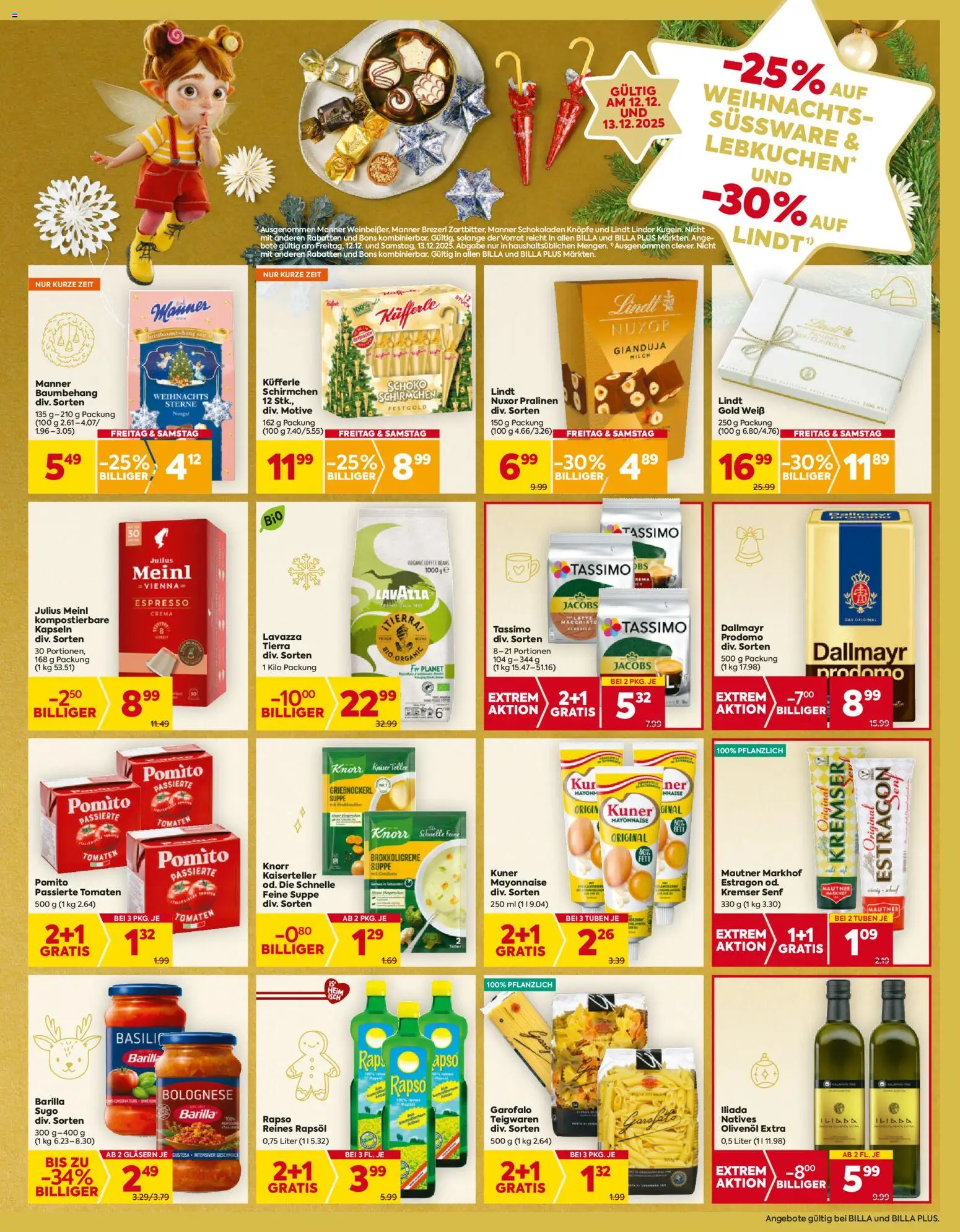 Billa Flugblatt - Kärnten gültig ab 11.12.2025 | Seite: 11 | Produkte: Mayonnaise, Milch, Tomaten