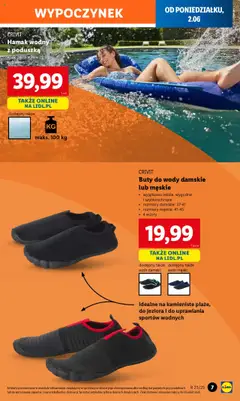 Lidl Katalog od 02.06.2025 | Strona: 9 | Produkty: Buty, Buty do wody, Poduszka, Hamak