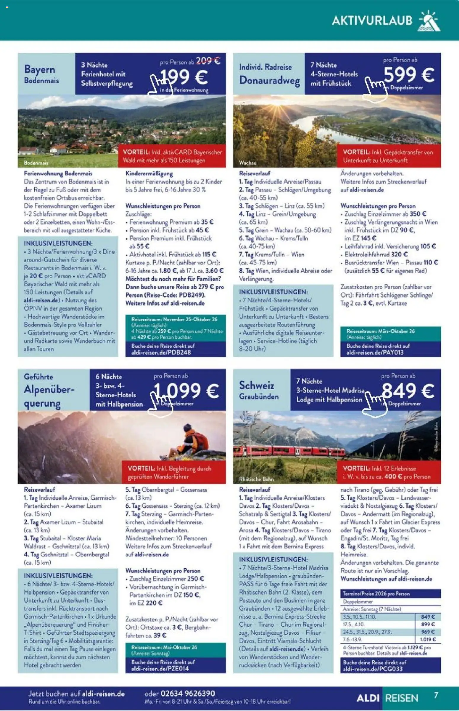 Aldi Reisen Prospekt 	 – gültig ab 01.11.2025 | Seite: 7