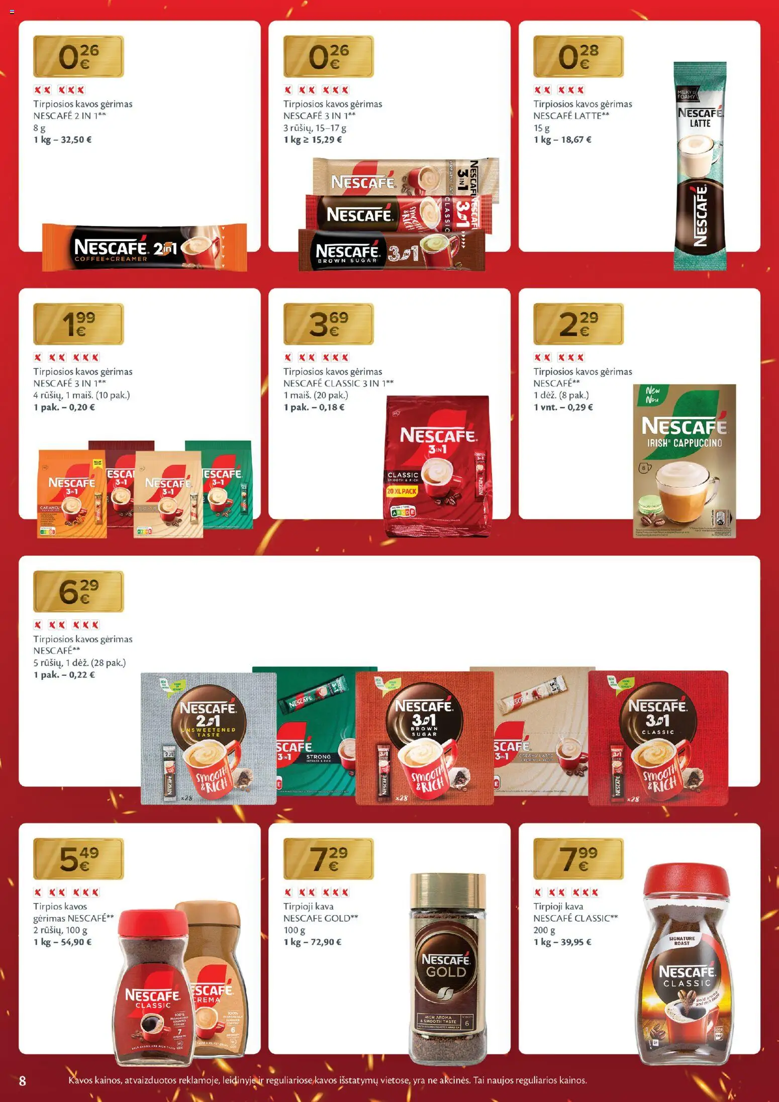 MAXIMA akcijos nuo 02.12.2025 | Puslapis: 8 | Prekių: Tirpioji kava, Kava