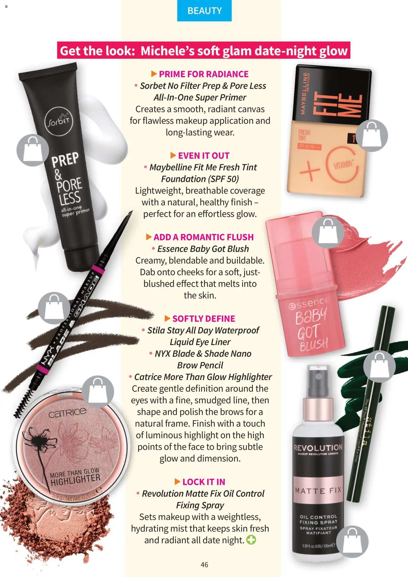 New Clicks catalogue – valid from 01.02.2026 | Page: 46 | Products: Primer, Lock, Blush, Canvas
