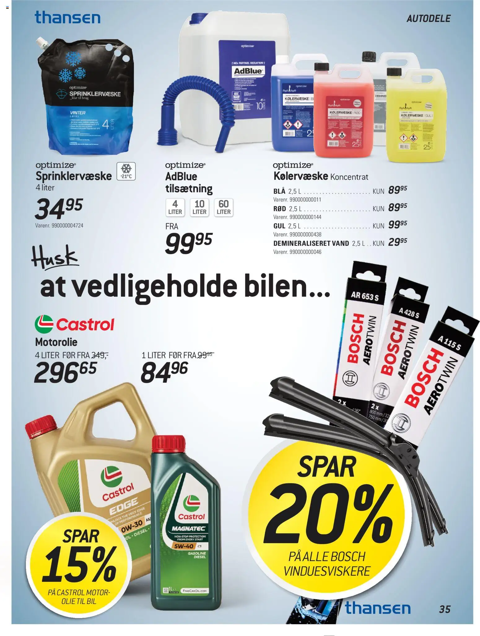 Thansen tilbudsavis – gyldig fra 28.01.2026 | Side: 35 | Produkter: Olie