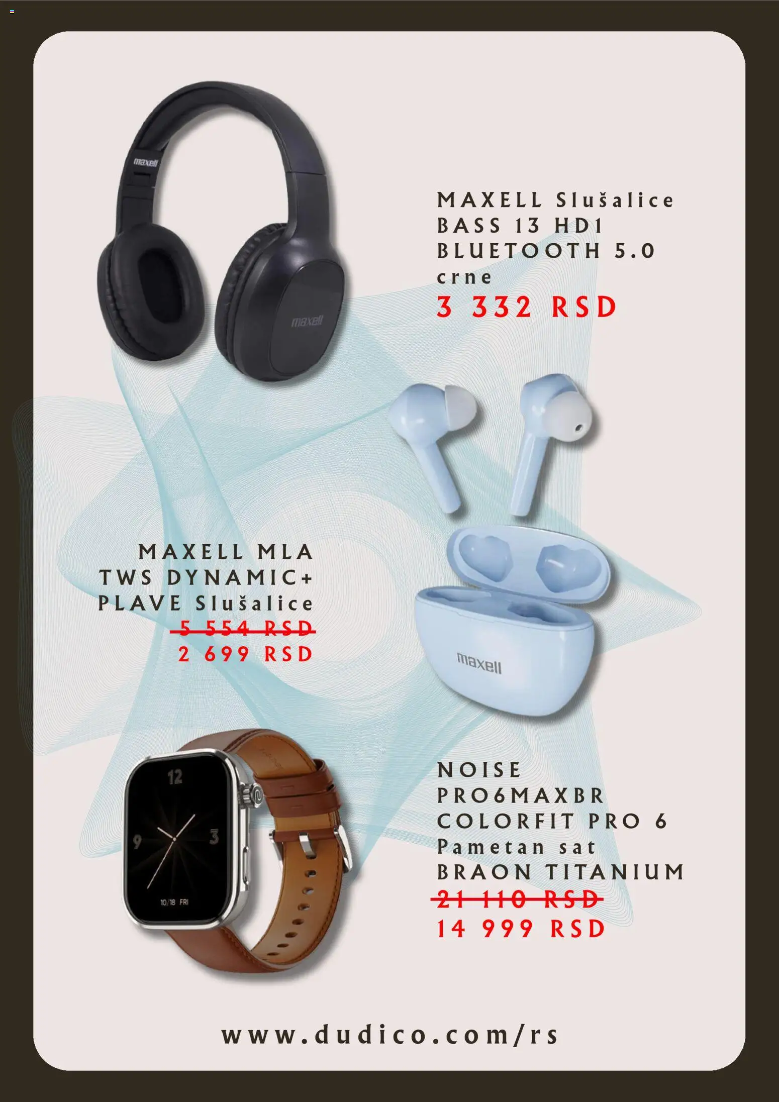 Dudi co. katalog - važi od 02.04.2026 | Strana: 3 | Proizvode: Slušalice
