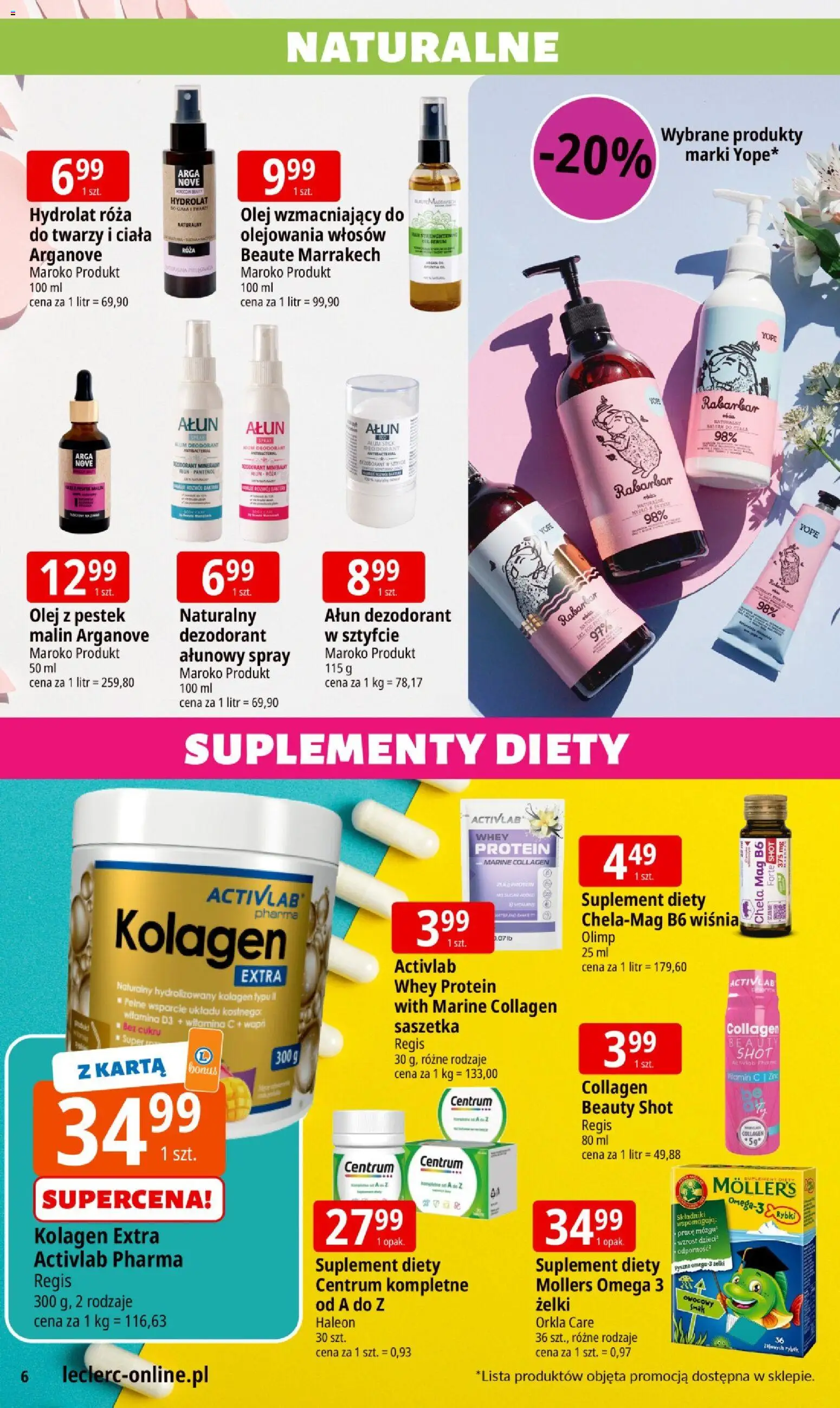 E.Leclerc Gazetka - Warszawa Jerozolimskie od 13.11.2025 | Strona: 6 | Produkty: Żelki, Olej, Rum, Hydrolat