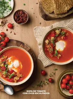 Pré-visualização SOPA DE TOMATE COM OVOS ESCALFADOS, Tomato soup with poached eggs. válido de 06.01.2026 | Página: 24