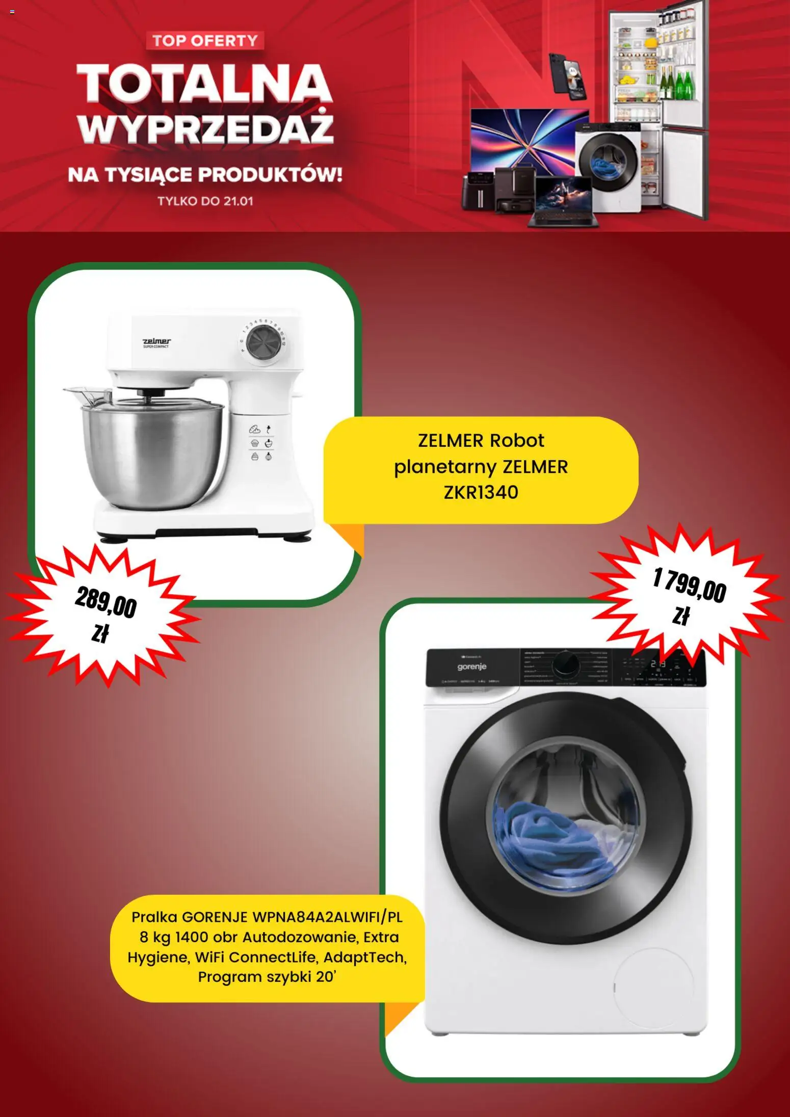 Neonet promocje od 23.12.2025 | Strona: 3 | Produkty: Top, Pralka, Robot