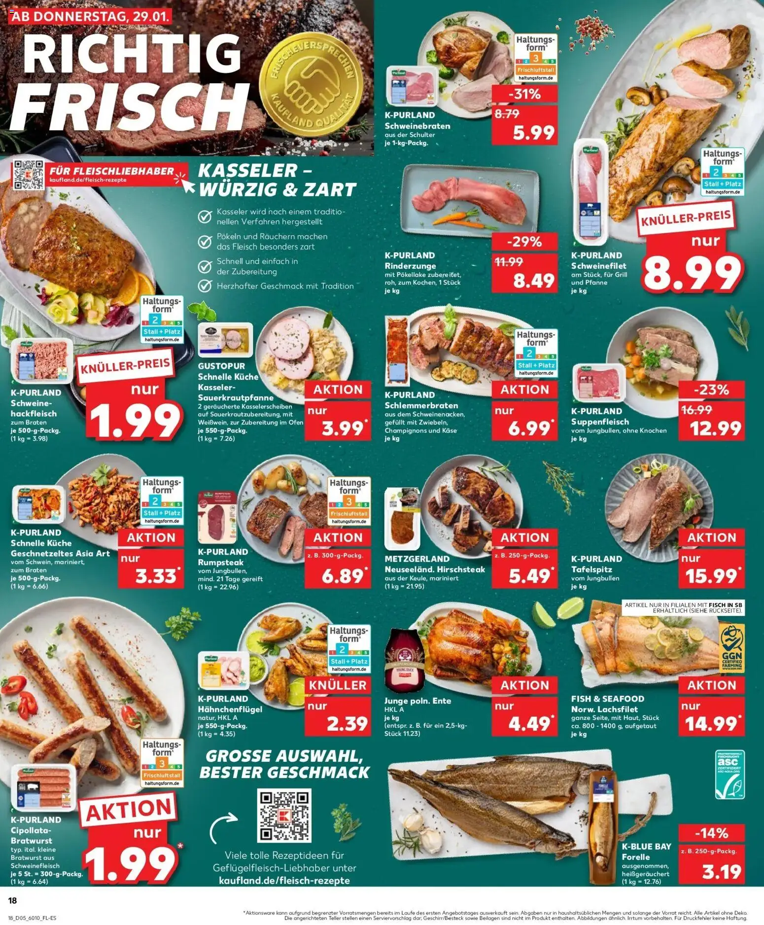 Kaufland prospekt Landau In Der Pfalz	 – gültig ab 02.02.2026 | Seite: 18 | Produkte: Rumpsteak, Grill, Käse, Küche