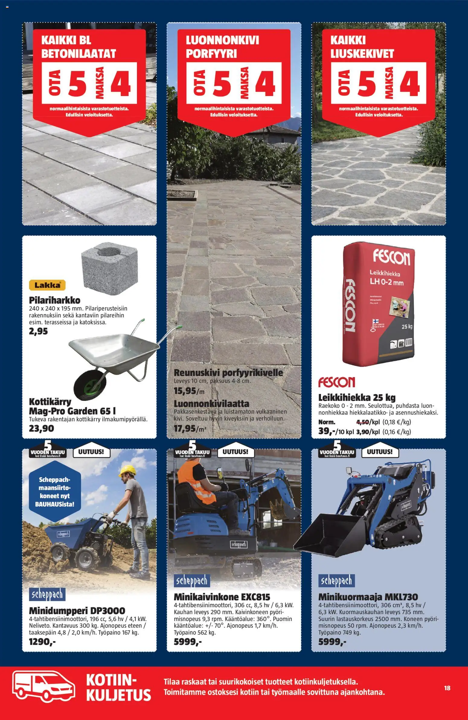 Bauhaus tarjoukset – voimassa 31.03.2026 alkaen | Sivu: 18 | Tuotteet: Hiekkalaatikko, Lakka