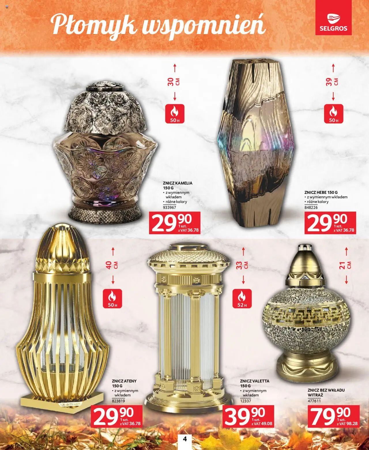 Selgros cash&carry Gazetka - Wszystkich Świętych od 09.10.2025 | Strona: 4