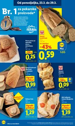 Domaći lovački kruh, 400 g - Pregled kataloga iz trgovine Lidl, vrijedi od 23.03.2026 | Stranica: 4