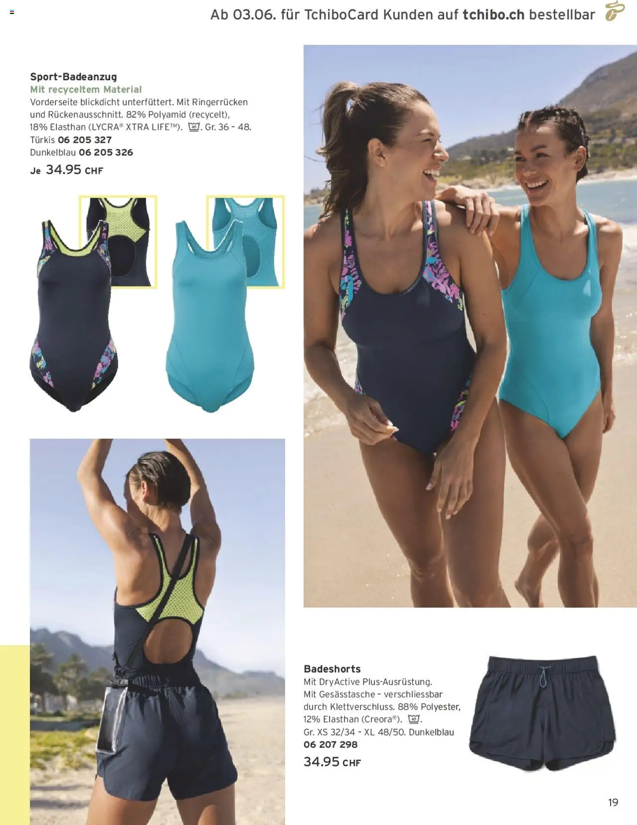 Tchibo Aktionen ab 01.06.2025 | Seite: 19 | Produkte: Badeshorts