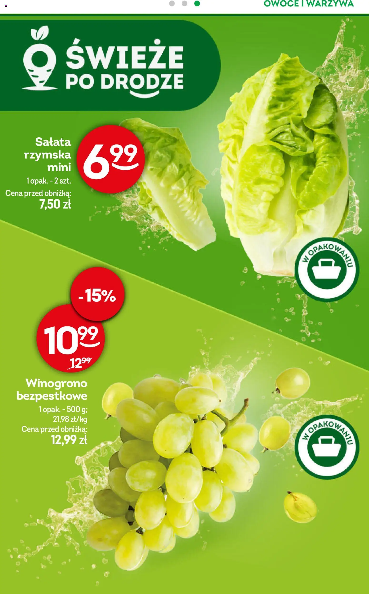 Żabka Gazetka - Codzienne produkty od 14.01.2026 | Strona: 8 | Produkty: Winogrono, Warzywa, Owoce