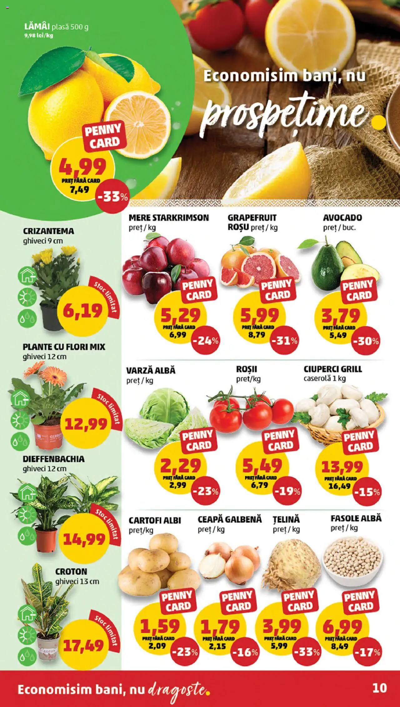 Noul catalog PENNY – valabil de la 15.10.2025 | Pagină: 10 | Produse: Varză, Ciuperci, Mere, Ceapă