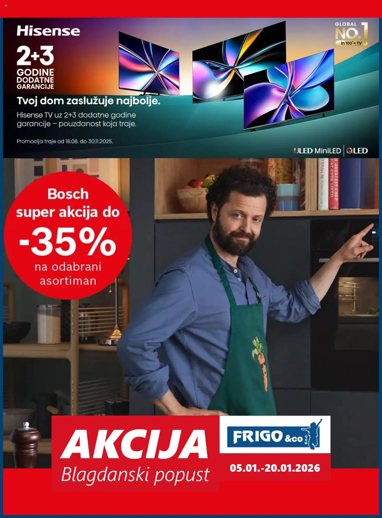 FRIGO & Co. katalog | vrijedi od 05.01.2026 | Stranica: 1 | Proizvodi: Tv