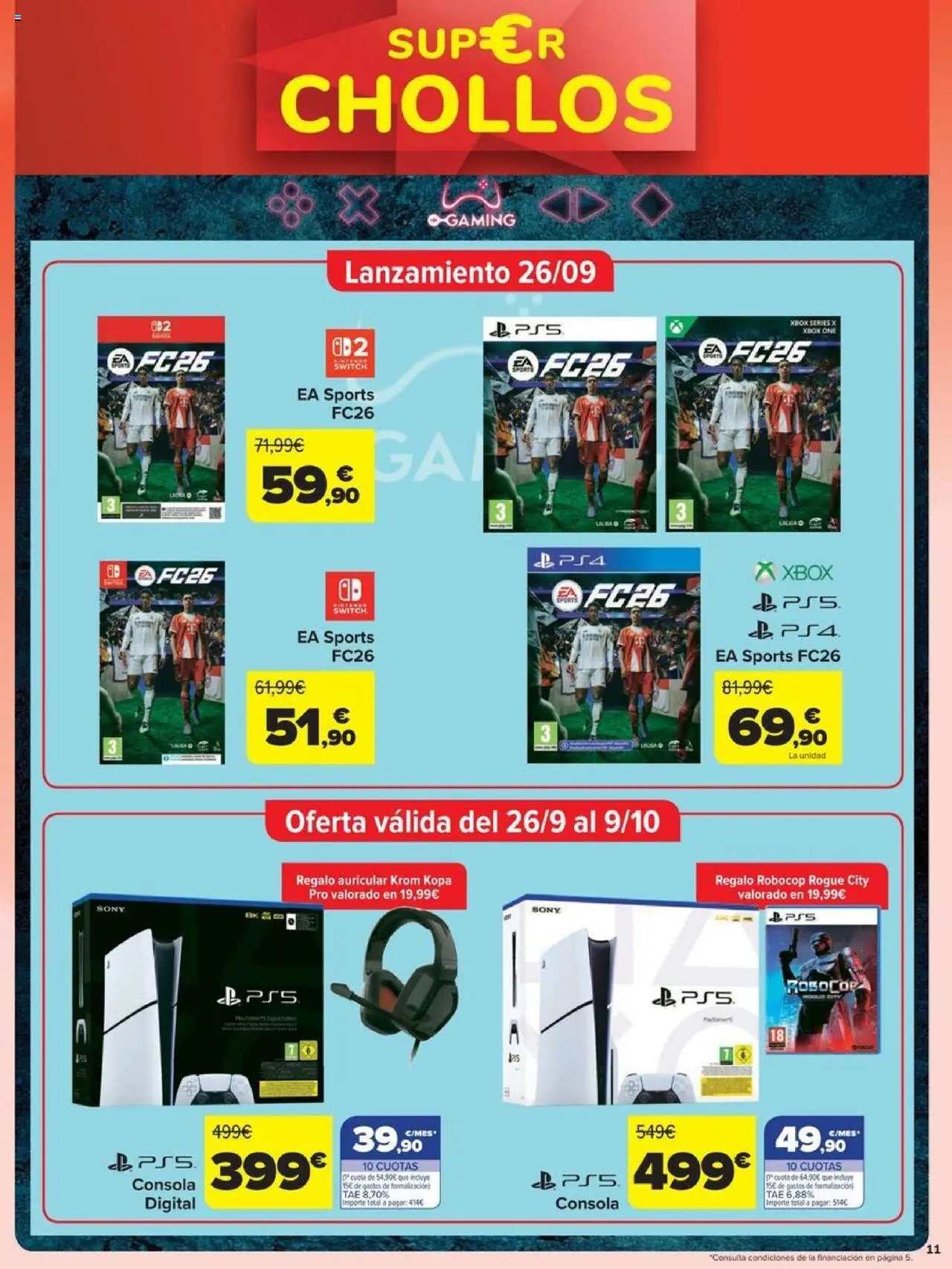 Carrefour - Chollos │ válido desde el 19.09.2025 | Página: 11 | Productos: Consola, Xbox