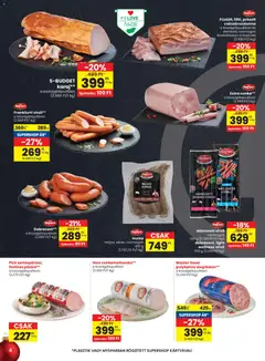 Spar Akciós újság - amely érvényes a következő dátumtól: 04.12.2025 | Oldal: 4 | Termékek: Frankfurti virsli, Hurka, Csirkemell, Pulykahus