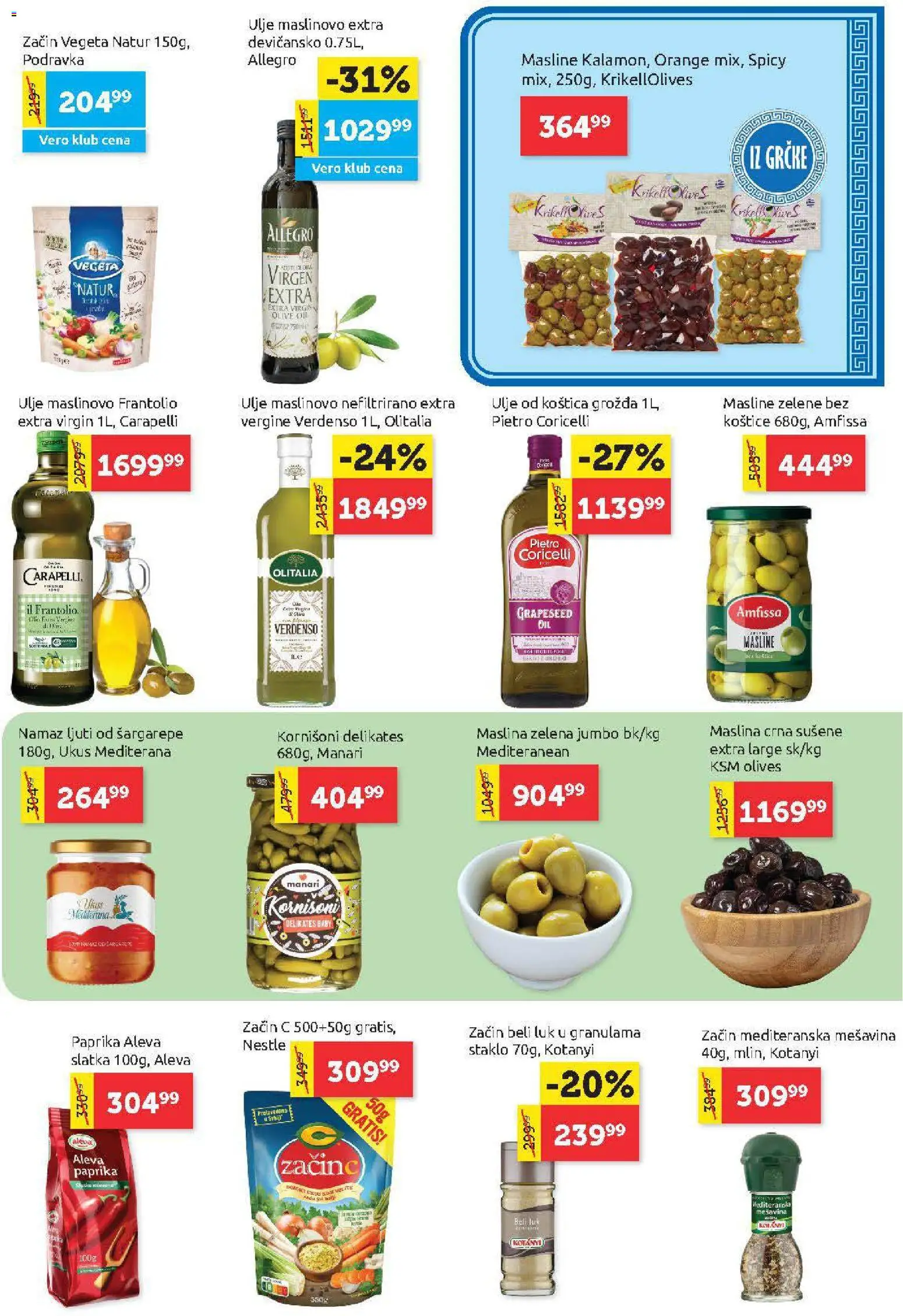 SuperVERO katalog - važi od 19.02.2026 | Strana: 9 | Proizvode: Kornišoni, Beli luk, Podravka, Ulje