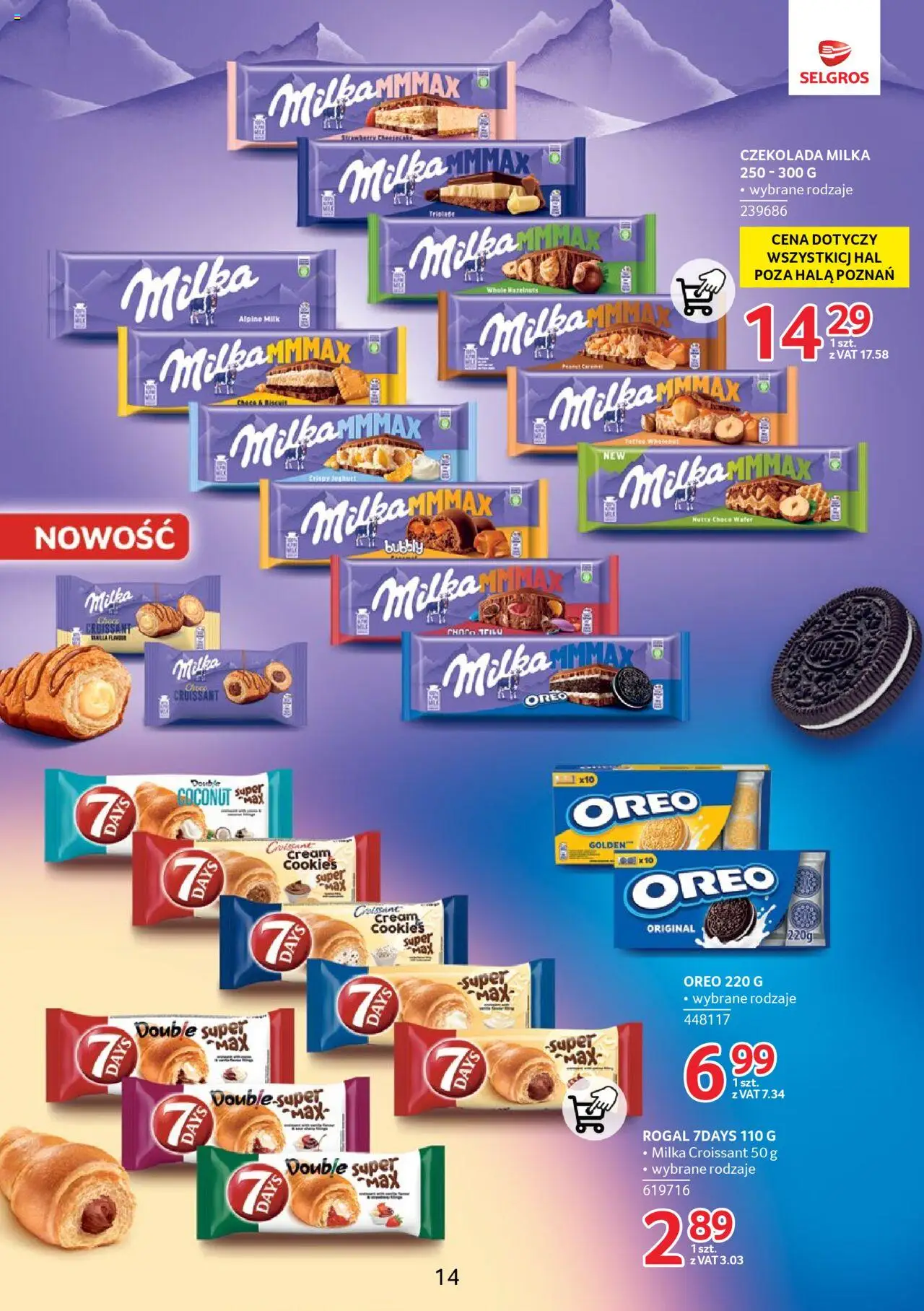 Selgros cash&carry Gazetka - Markowe produkty od 09.10.2025 | Strona: 14 | Produkty: Czekolada milka, Milka, Czekolada