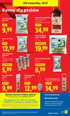 Pogląd oferty "Lidl Gazetka" - ważna od 13.11.2025 | Strona: 62 | Produkty: Knedle