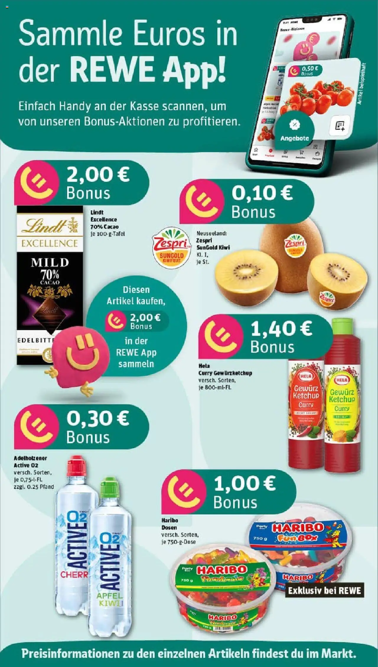 Rewe prospekt Marburg	 – gültig ab 28.09.2025 | Seite: 2 | Produkte: Haribo, Äpfel, Lindt, Kiwi