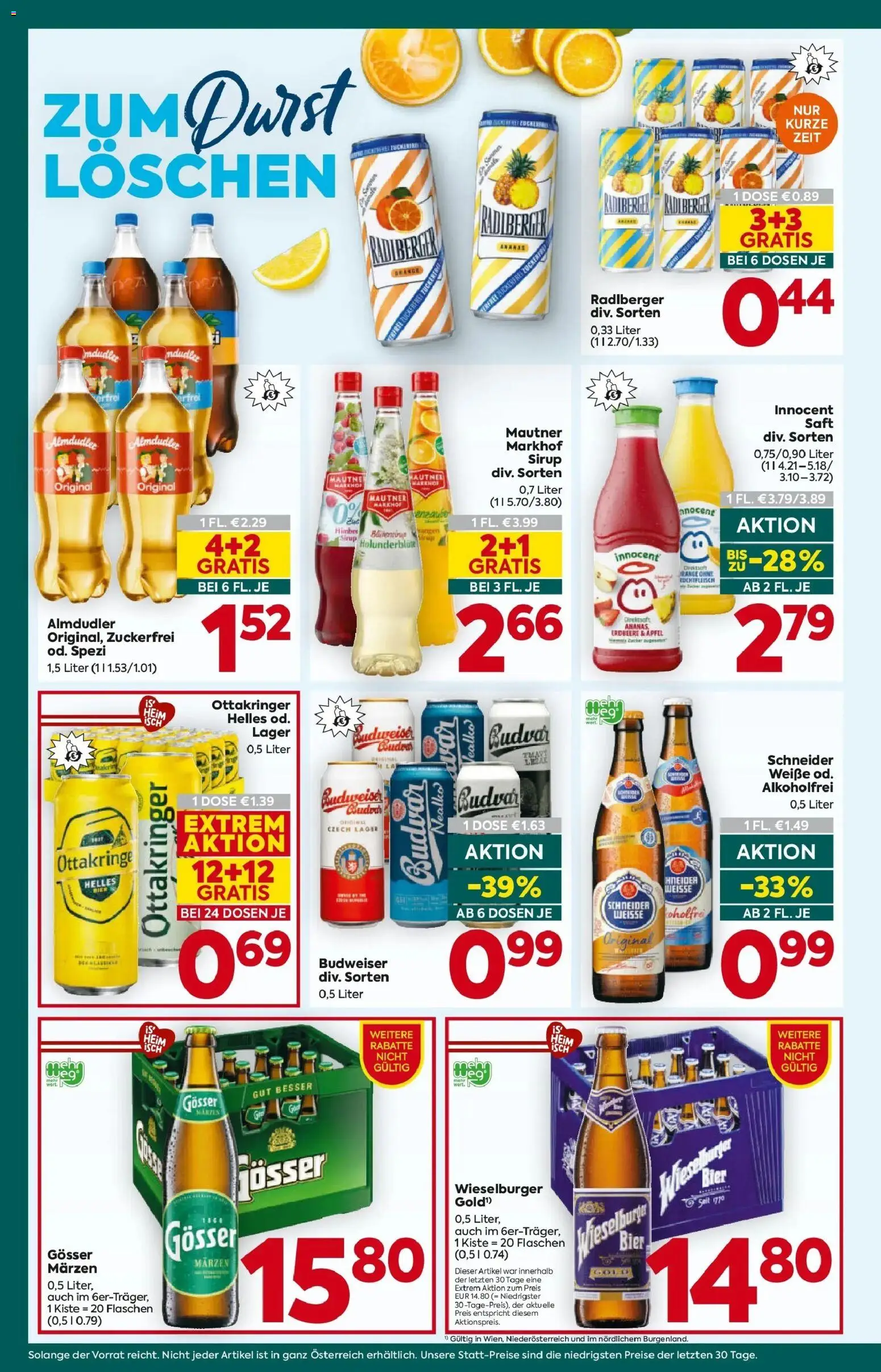 Billa Plus Flugblatt - Burgenland gültig ab 12.02.2026 | Seite: 18 | Produkte: Saft, Bier, Äpfel