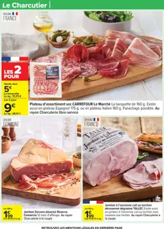  | Page: 28 | Produits: Torchon, Plateau, Jambon serrano, Jambon