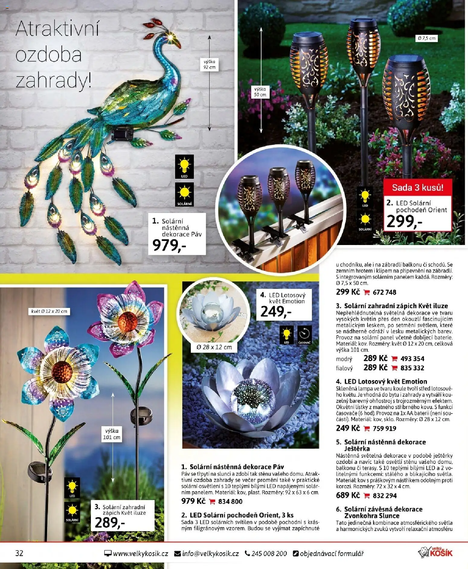 Velký Košík katalog březen 2026 od 01.03.2026 | Strana: 32 | Produkty: Ohňostroj, Zábradlí, LED, Dekorace