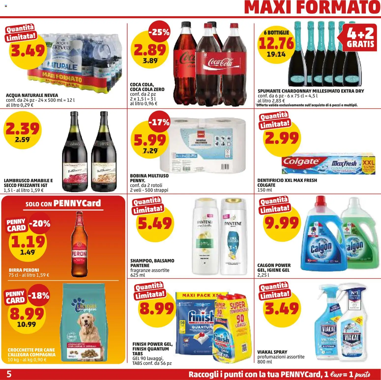 Volantino PENNY del 06.11.2025 | Pagina: 5 | Prodotti: Acqua, Crocchette, Spumante, Acqua naturale