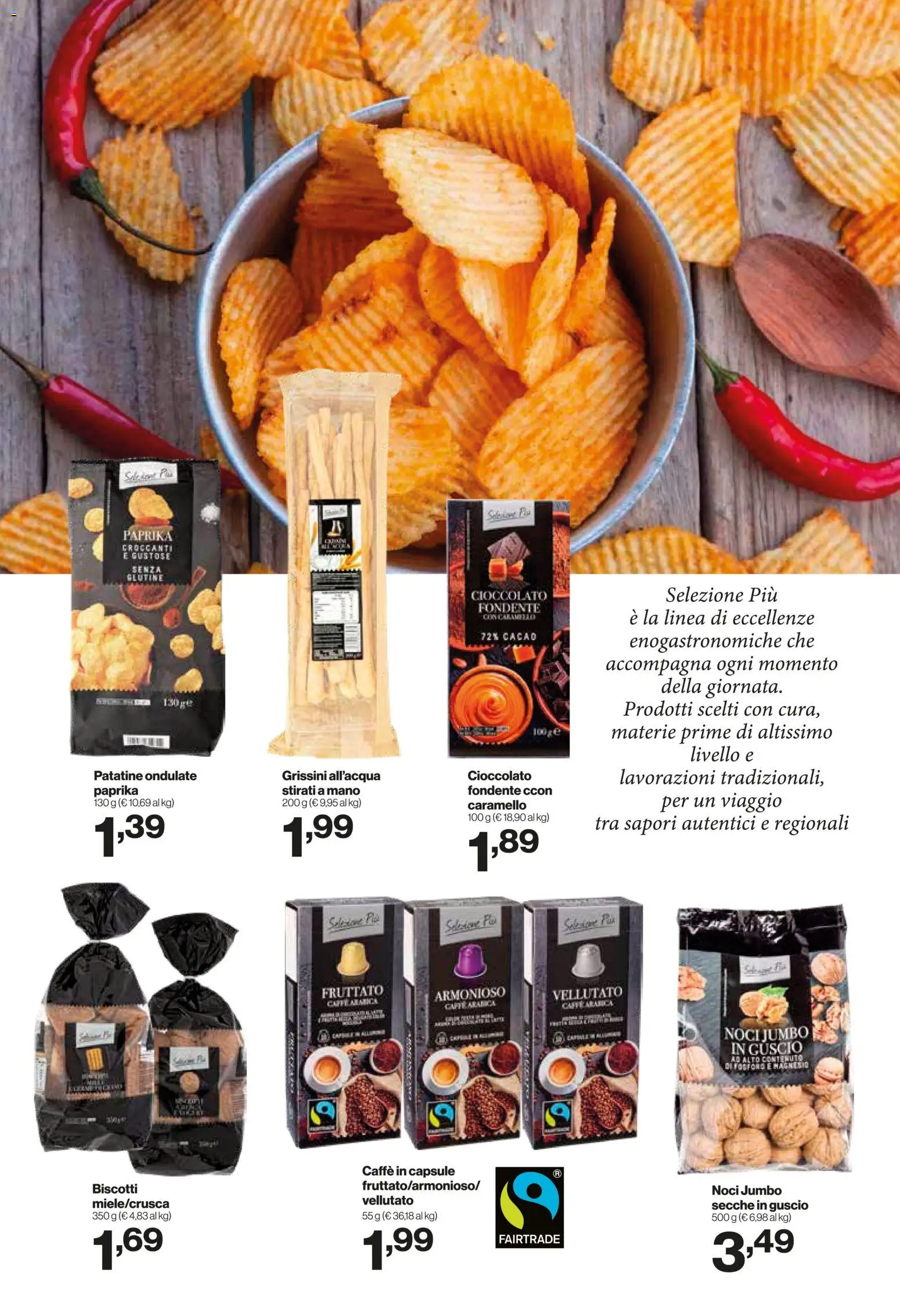 Volantino IN's del 25.03.2026 | Pagina: 5 | Prodotti: Cioccolato, Noci, Caffe in capsule, Grissini