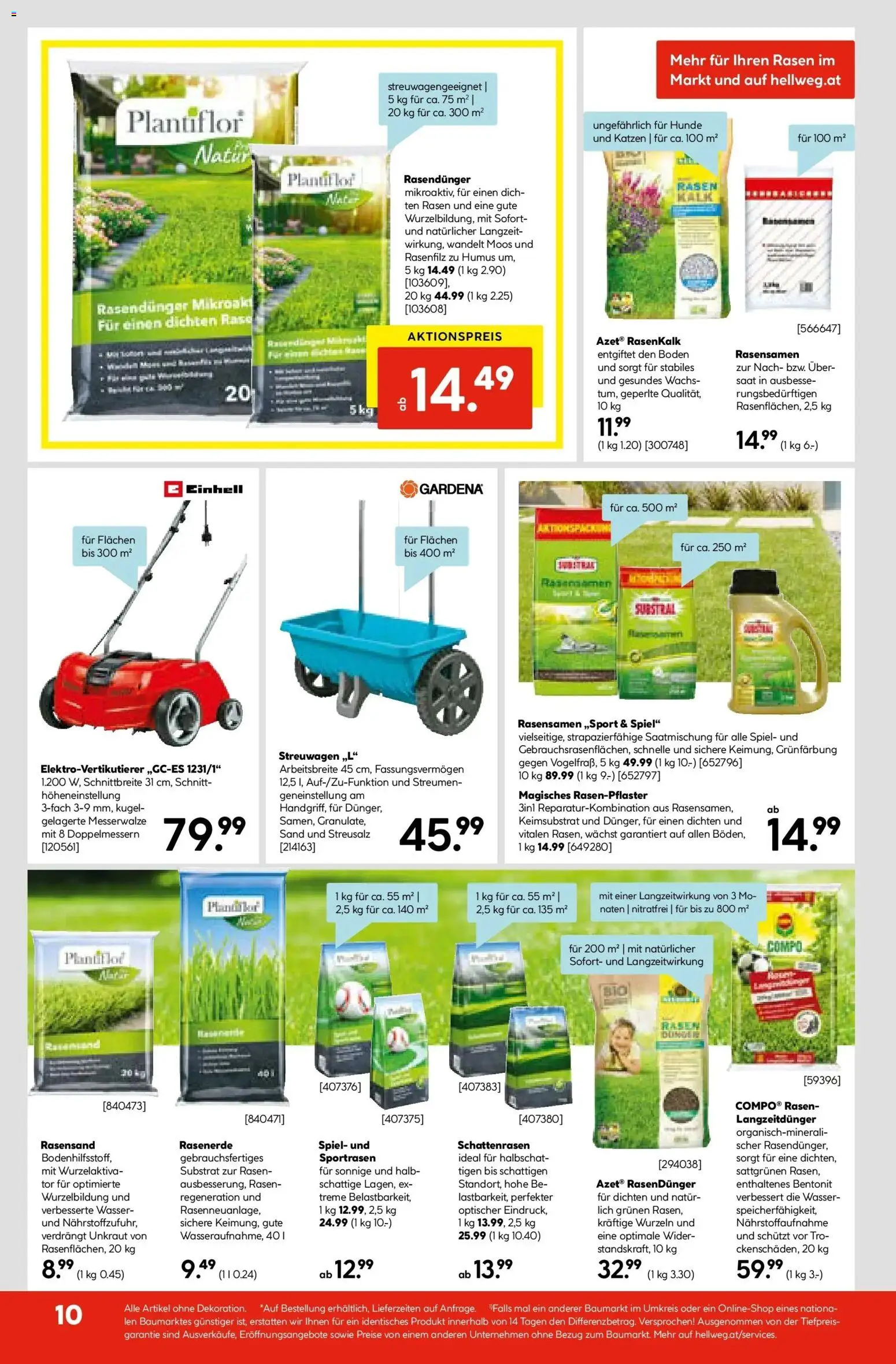 HELLWEG Fürstenfeld	 gültig ab 19.03.2026 | Seite: 10 | Produkte: Wasser, Spiel
