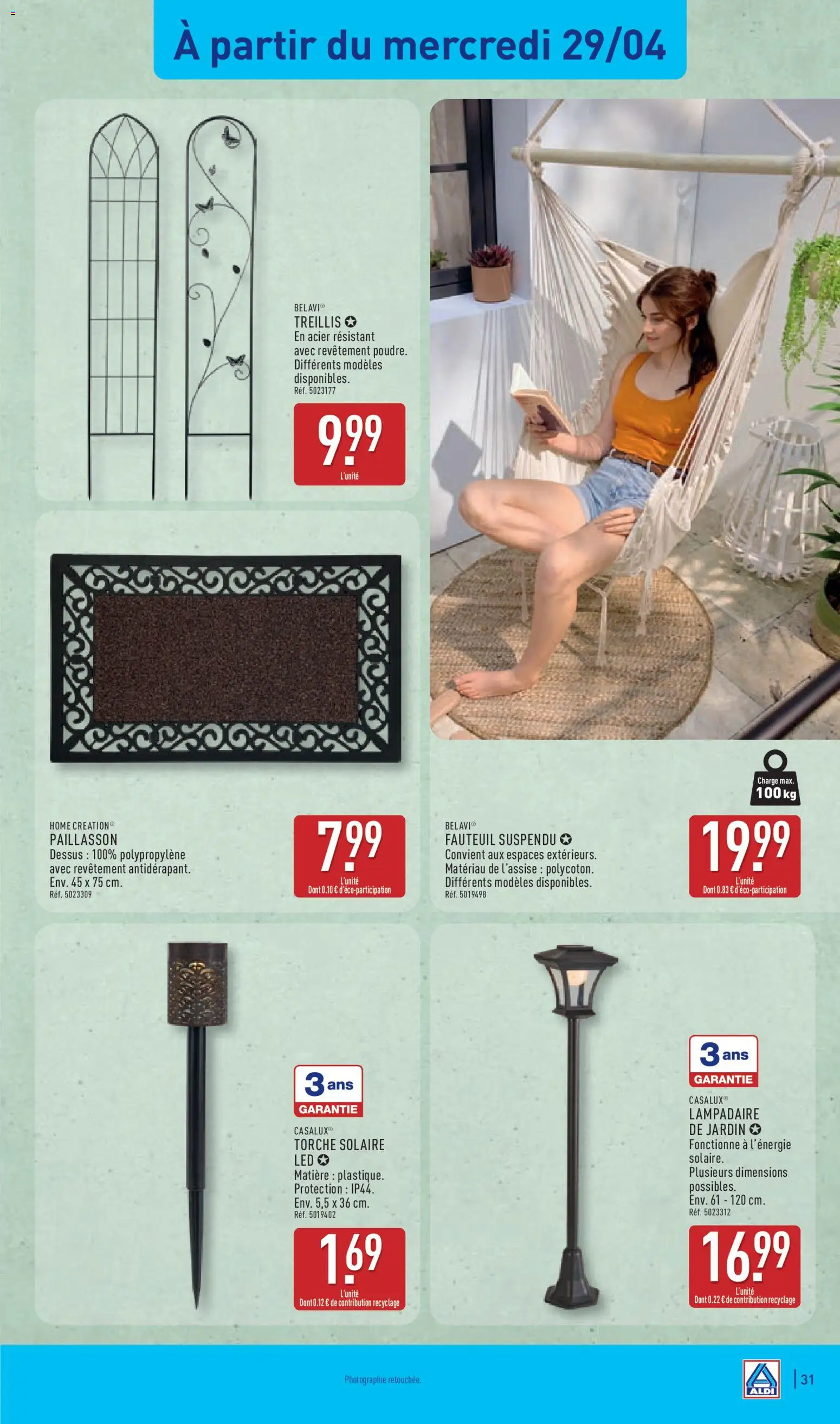 {H1} | Page: 33 | Produits: Lampadaire, Fauteuil, Paillasson