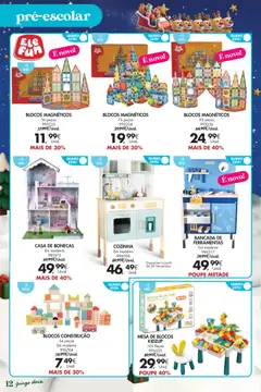 Pré-visualização Pingo Doce  Brinquedos Natal Lojas Hipers válido de 18.11.2025 | Página: 12 | Produtos: Bancada, Ferramentas, Mesa