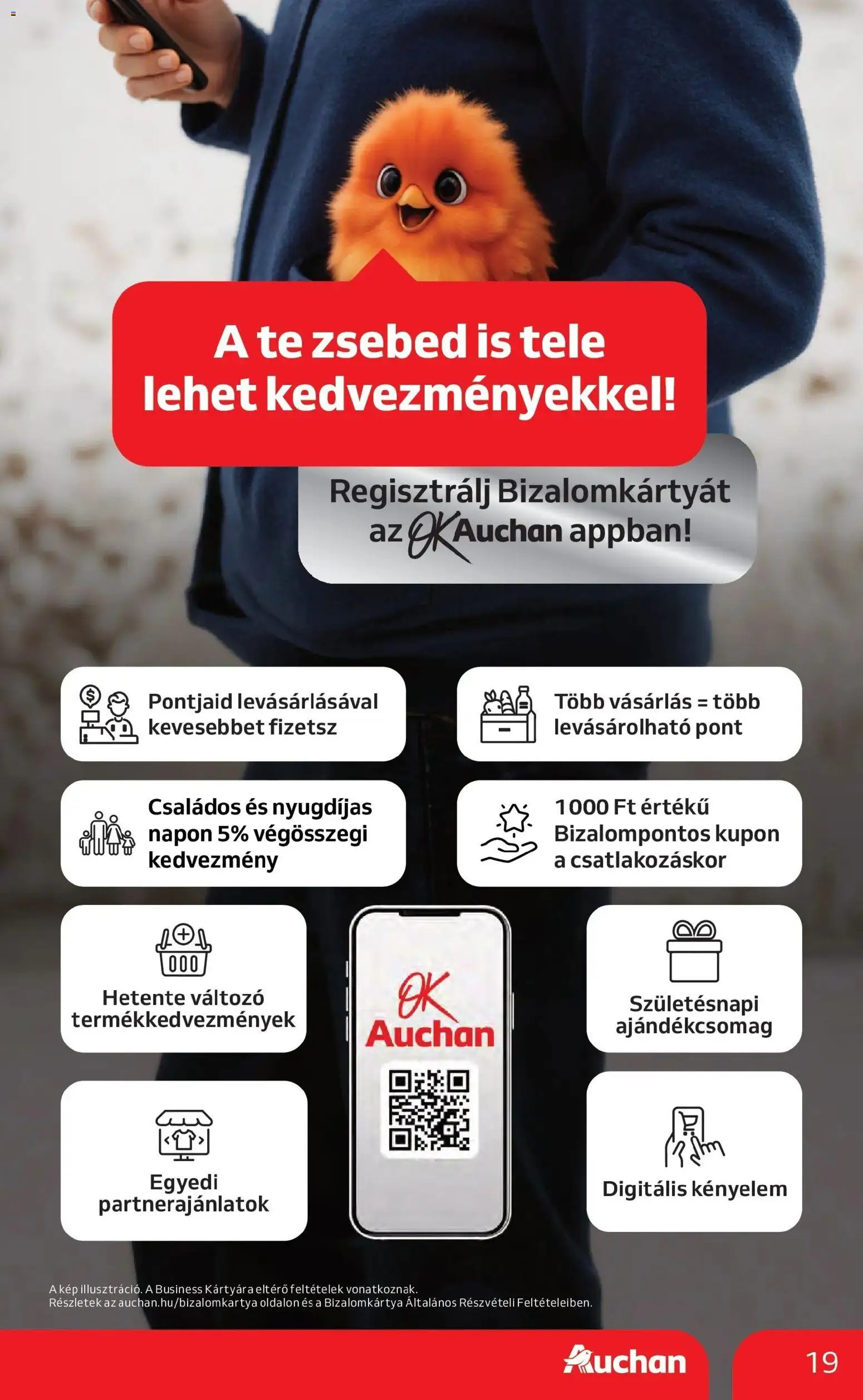 Auchan akciós ujság - amely érvényes a következő dátumtól: 29.01.2026 | Oldal: 19