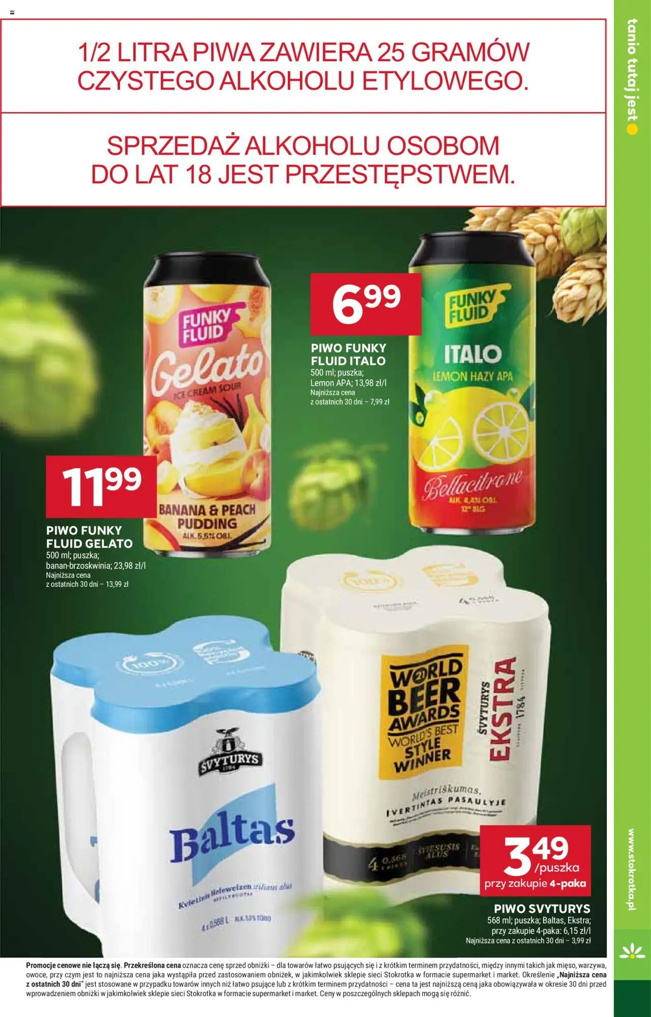 Stokrotka Gazetka - Market od 21.08.2025 | Strona: 23 | Produkty: Stokrotka, Piwo