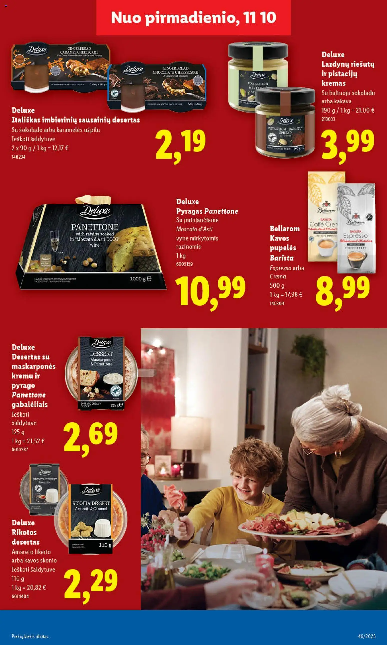 LIDL akcijos nuo 10.11.2025 | Puslapis: 11 | Prekių: Pupelės, Pyragas, Kremas